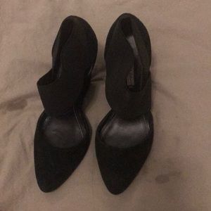 Charles David black wedges